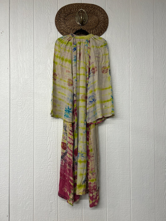 Crepe Sari Woodstock Duster Dress 0226 055