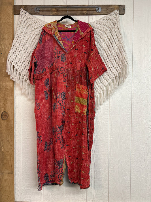 Kantha Zen Hoodie Jumpsuit 0925 211