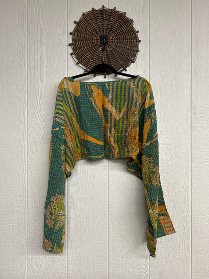 Pareo Kantha Abundance Crop Top 1026 040
