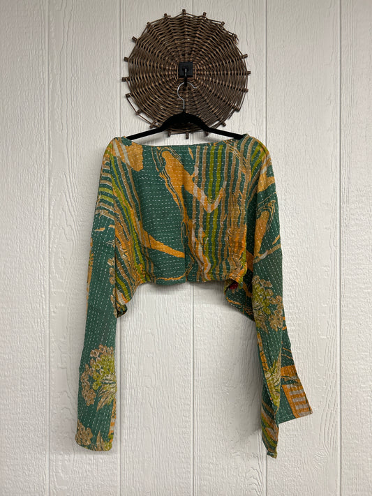 Pareo Kantha Abundance Crop Top 1026 040