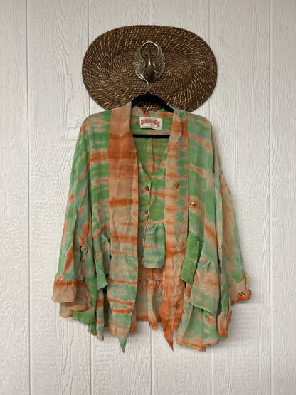 Crepe Sari Wild Rose Top 1225 175