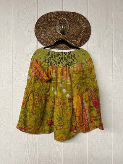 Pareo Kantha Meadow Skirt 0826 183
