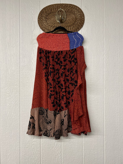 Crepe Sari Inner Peace Wrap Skirt 0626 187