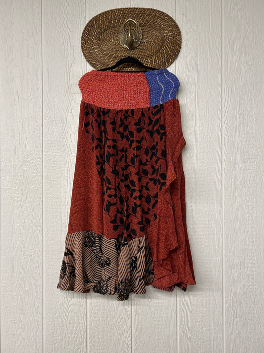 Crepe Sari Inner Peace Wrap Skirt 0626 187