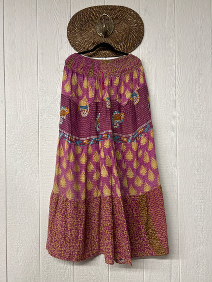 Pareo Kantha Lotus Maxi Skirt 0826 135