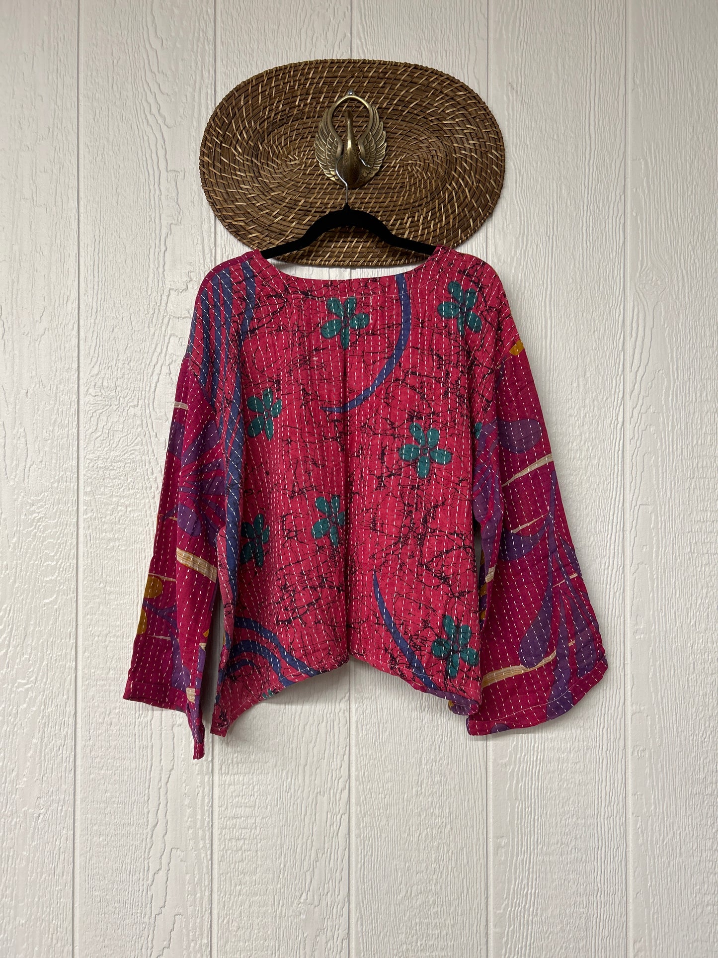 Pareo Kantha Wanderer Pocket Crop Top 0226 104