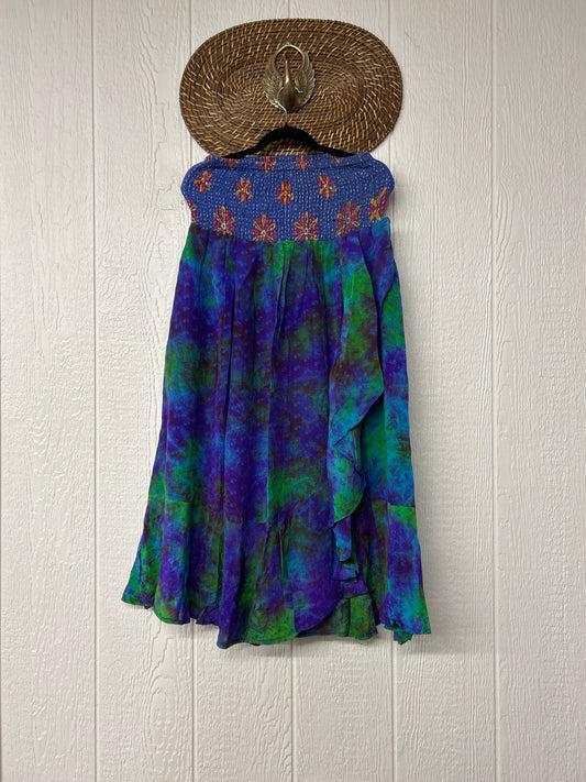 Crepe Sari Inner Peace Wrap Skirt 0626 216