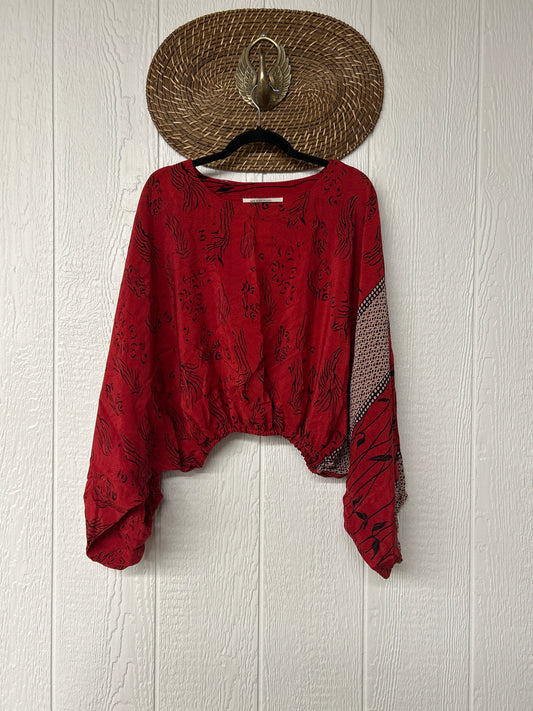 Crepe Sari Luna Crop Top 0126 172