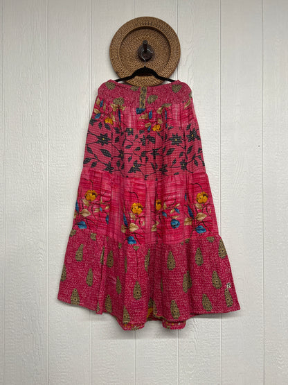 Pareo Kantha Lotus Maxi Skirt 0826 046