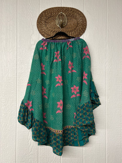 Pareo Kantha Wild Rose Skirt 0426 077