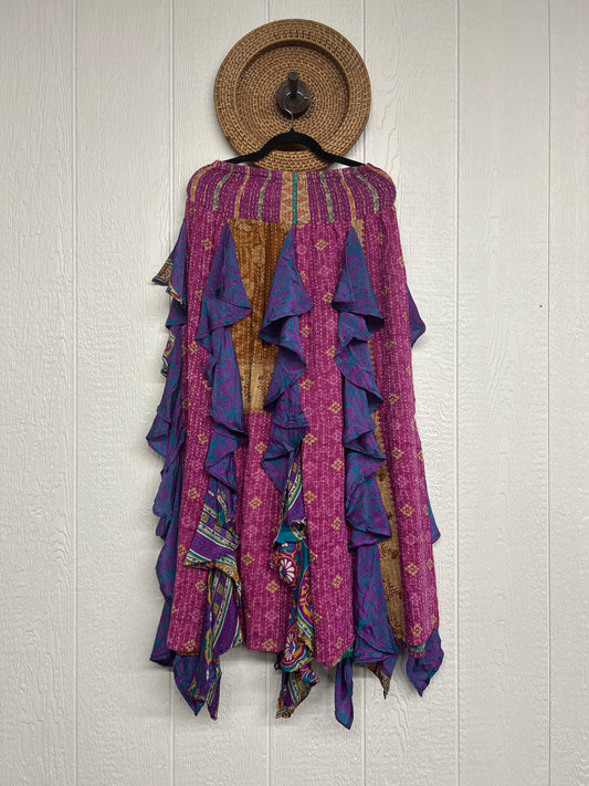 Pareo Kantha Willow Maxi Skirt 0826 041