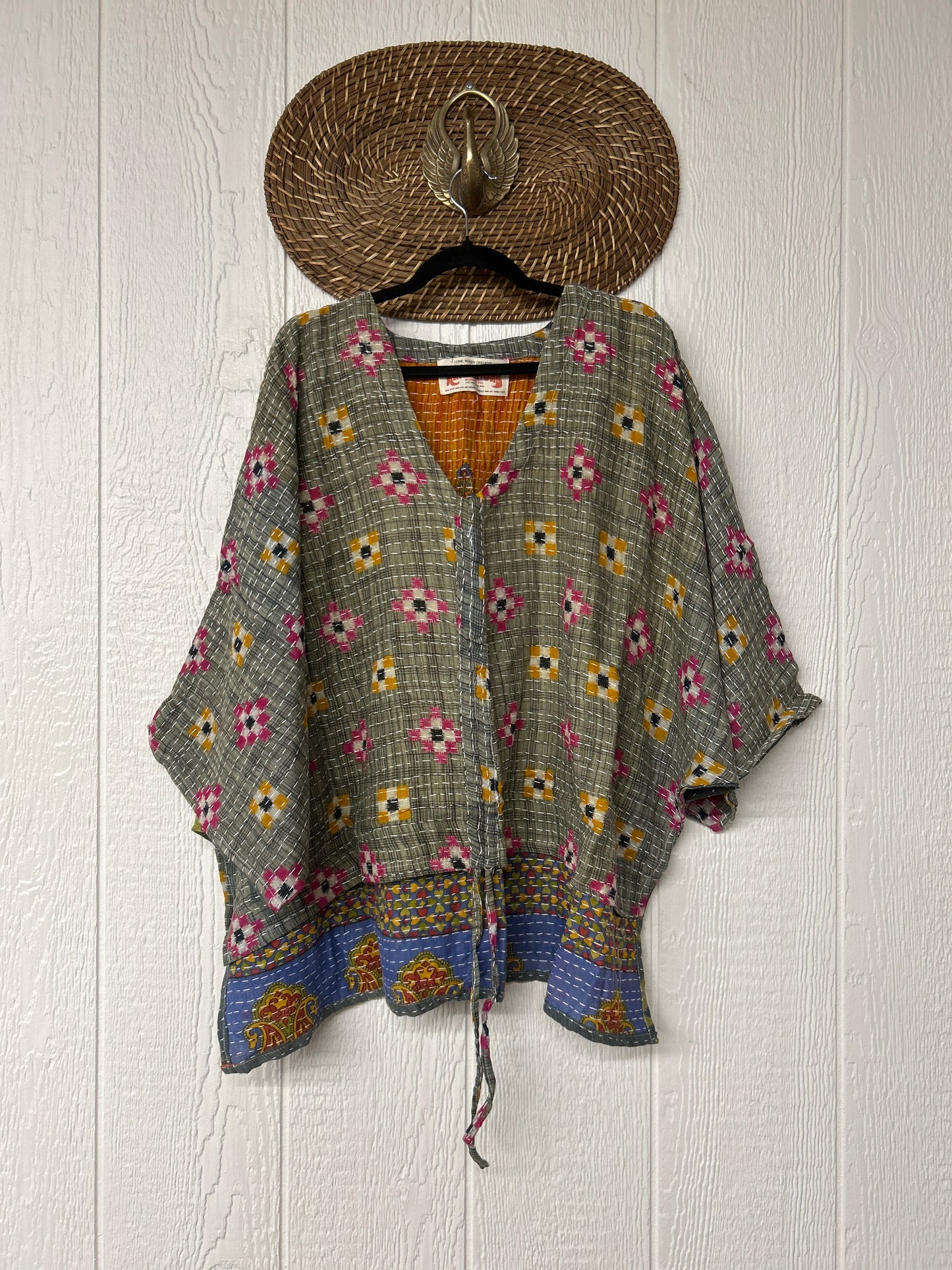 Pareo Kantha Hi-Lo Butterfly Top 0626 041