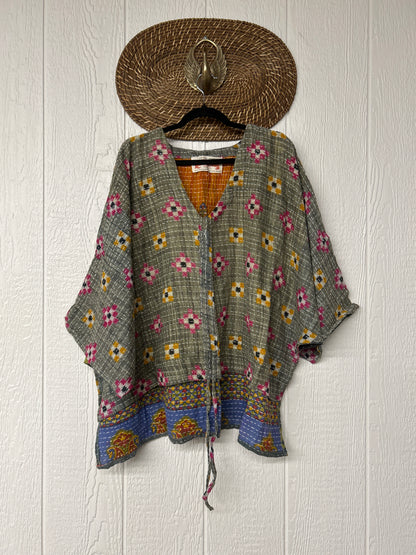 Pareo Kantha Hi-Lo Butterfly Top 0626 041