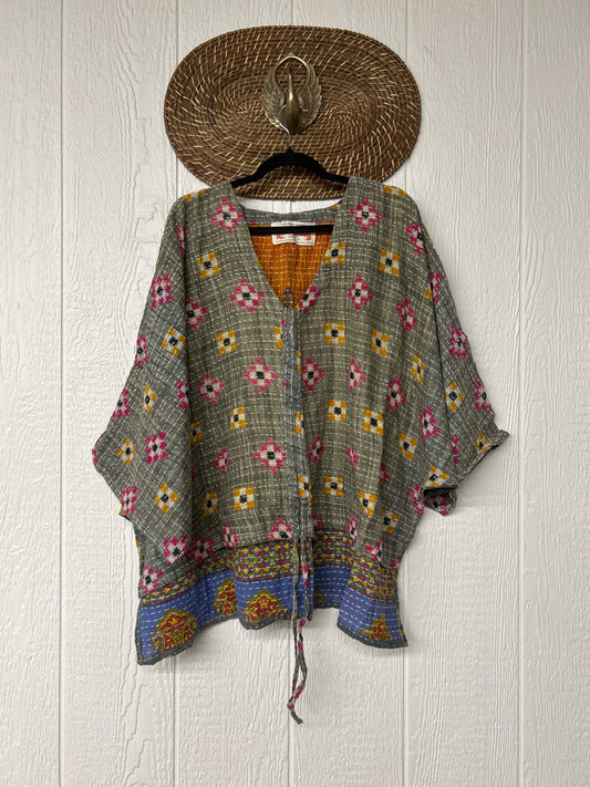 Pareo Kantha Hi-Lo Butterfly Top 0626 041