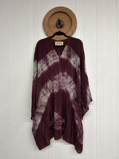 Aura Edit Crepe Sari Gaia Split Tunic 0726 016