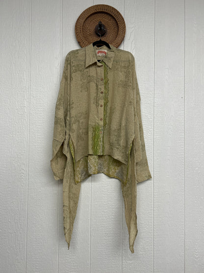 Crepe Sari Nirvana Button Down 1125 239