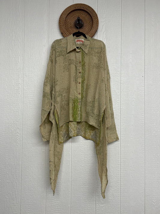 Crepe Sari Nirvana Button Down 1125 239