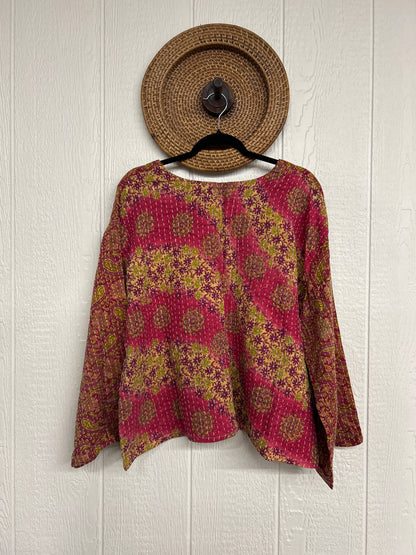 Pareo Kantha Wanderer Pocket Crop Top 0226 010