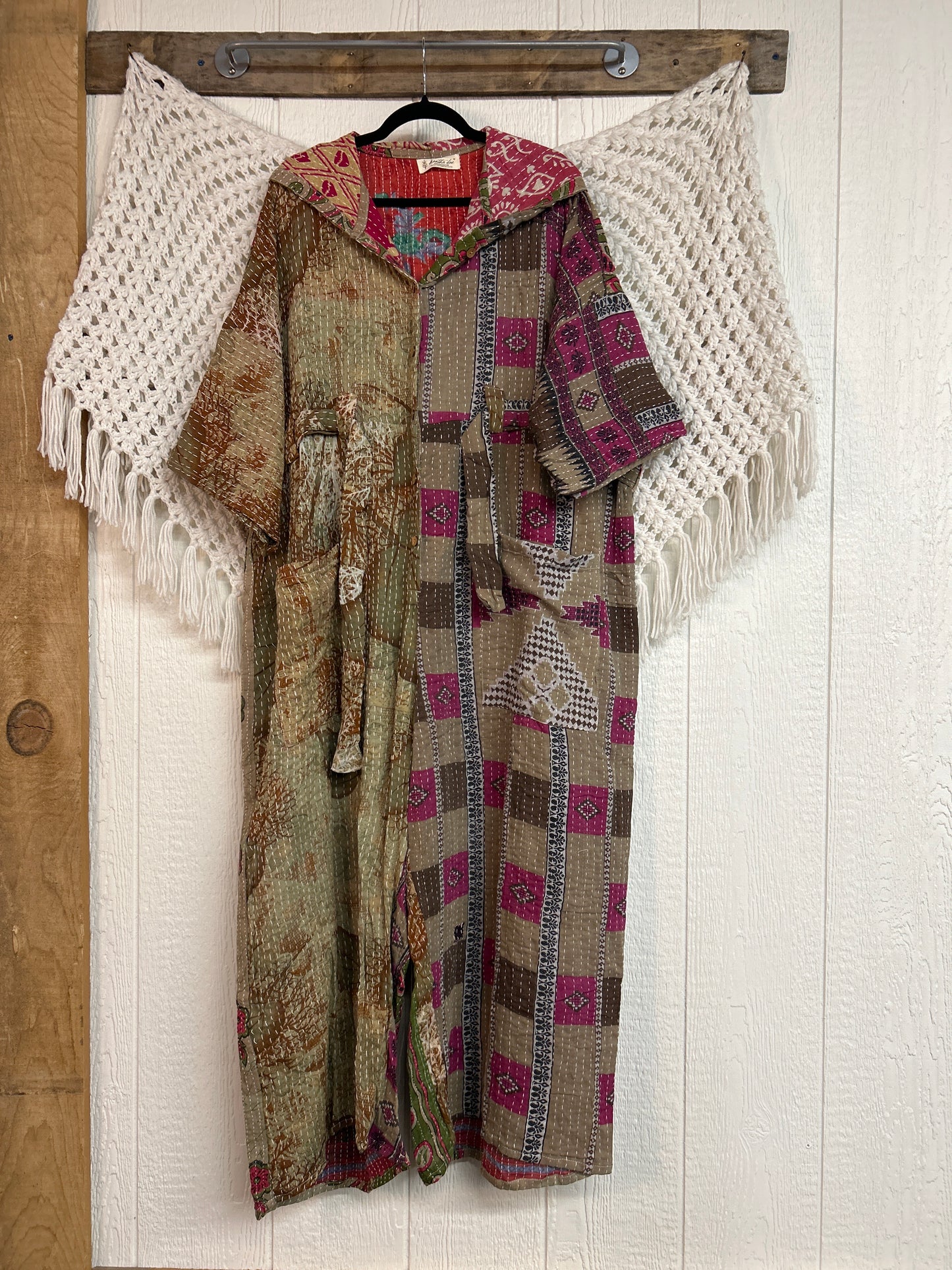 Kantha Zen Hoodie Jumpsuit 0925 237