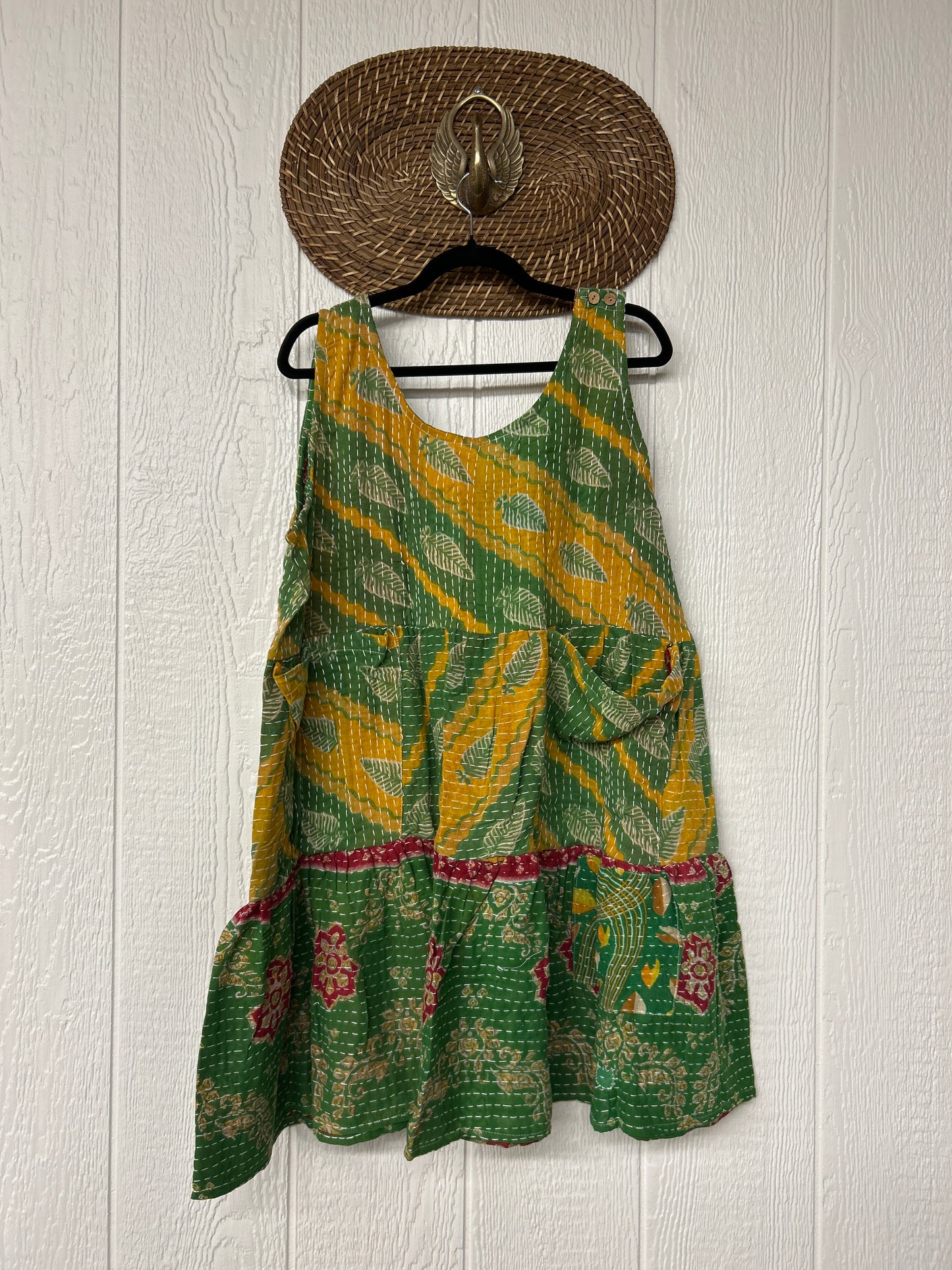 Kantha Meadow Mini Dress 0625 276