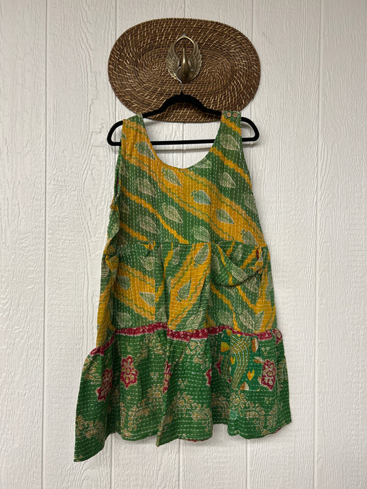 Kantha Meadow Mini Dress 0625 276