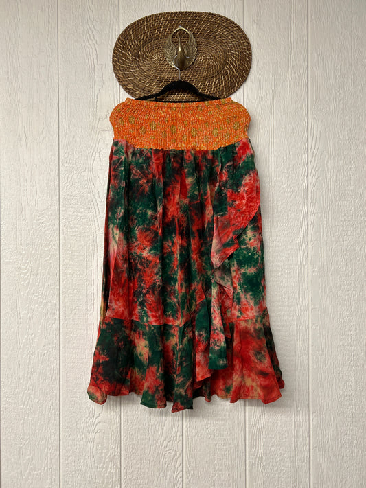Crepe Sari Inner Peace Wrap Skirt 0626 058