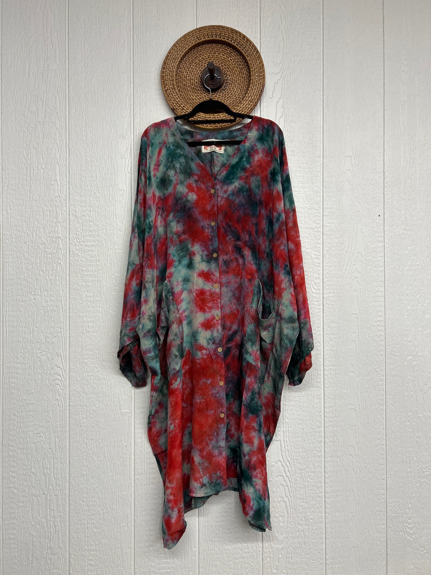 Crepe Sari Gaia Duster Dress 0426 271