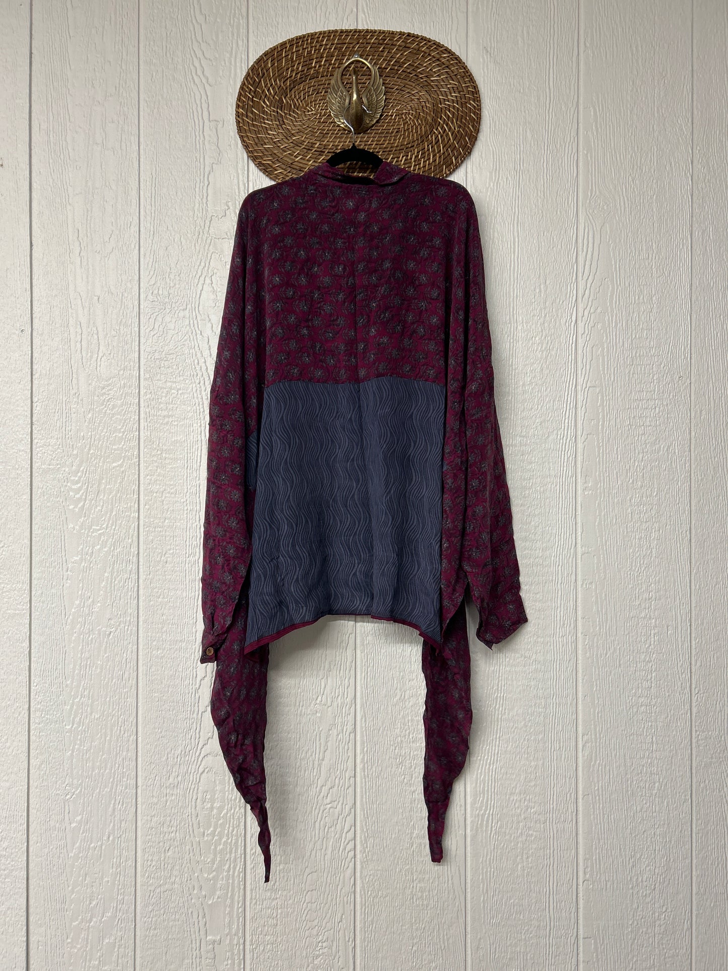 Crepe Sari Nirvana Button Down 1125 031