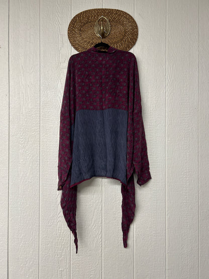 Crepe Sari Nirvana Button Down 1125 031