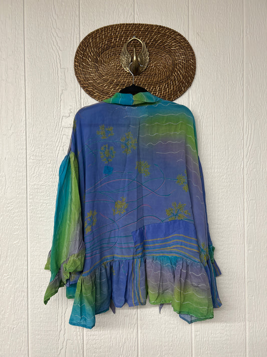 Crepe Sari Wild Rose Top 1225 152