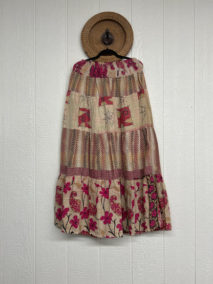 Pareo Kantha Lotus Maxi Skirt 0826 255