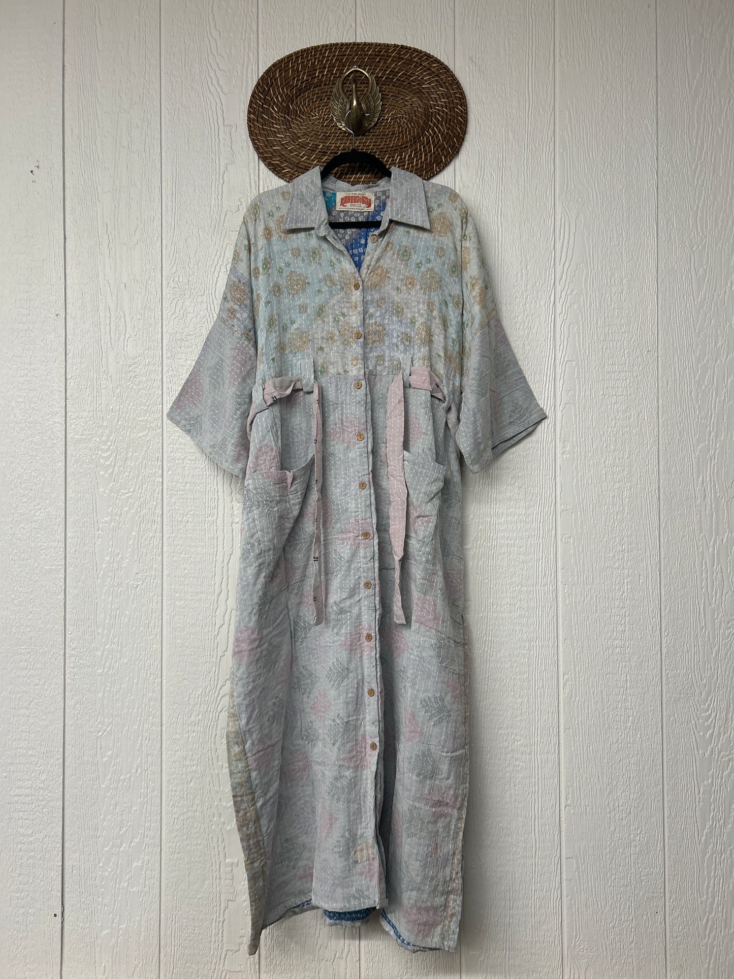 Pareo Kantha Gravity Duster Dress 0226 039