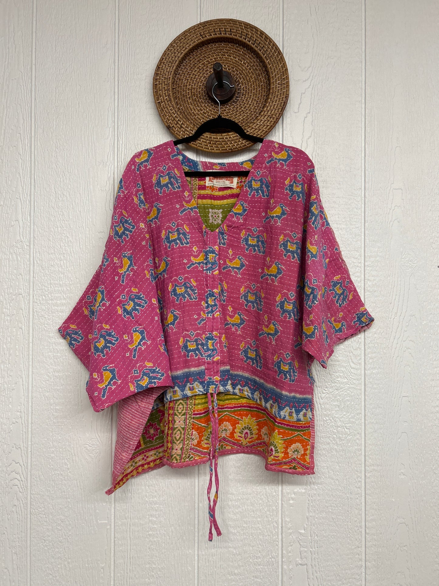 Pareo Kantha Hi-Lo Butterfly Top 0626 147