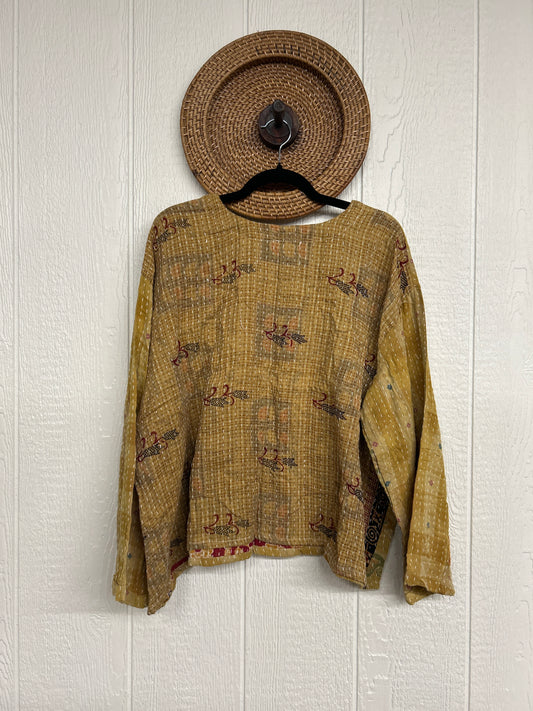 Pareo Kantha Wanderer Pocket Crop Top 0226 032