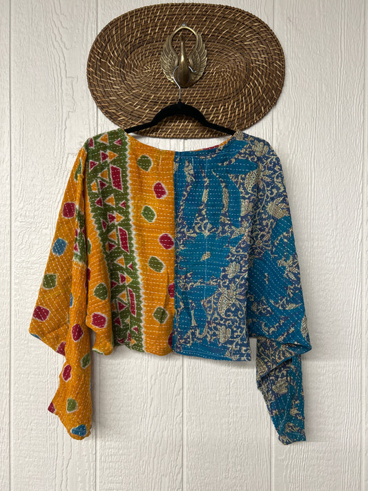 Pareo Kantha In Bloom Cropped Pullover 0326 225