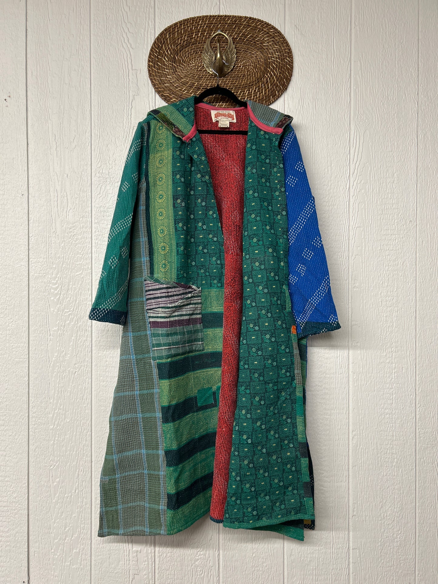 Fine Kantha Rising Sun Coat 1125 062