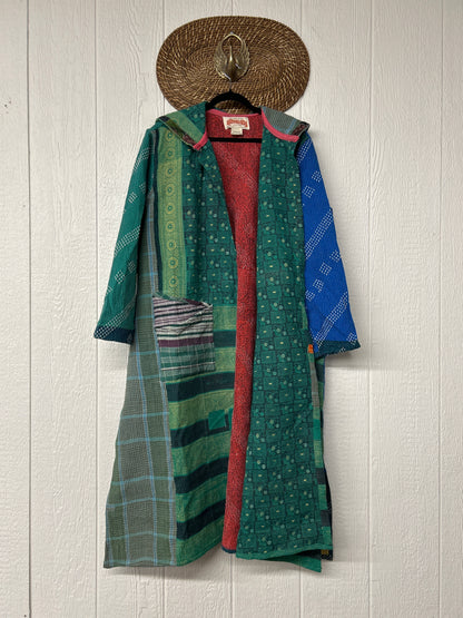 Fine Kantha Rising Sun Coat 1125 062