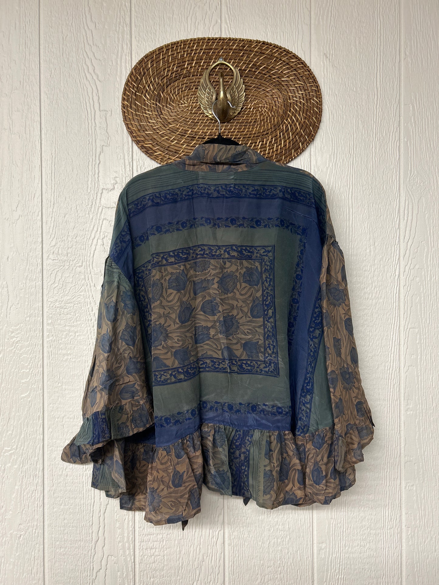 Crepe Sari Wild Rose Top 1225 211