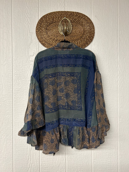 Crepe Sari Wild Rose Top 1225 211