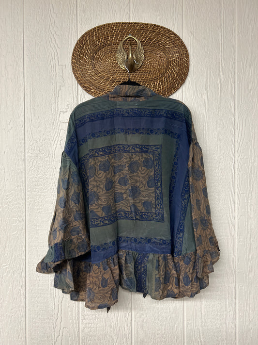 Crepe Sari Wild Rose Top 1225 211