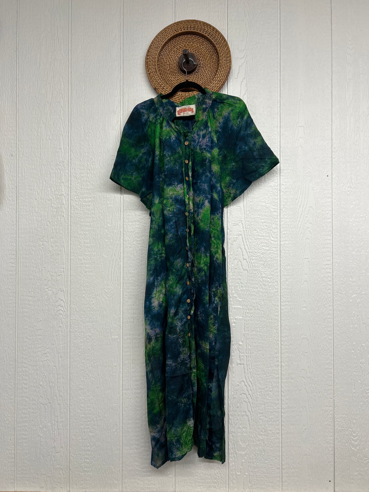 Crepe Sari Summer Woodstock Duster 0626 078