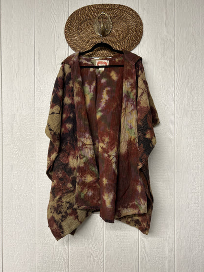 Aura Edit Fine Kantha Wanderlust Poncho 1026 012