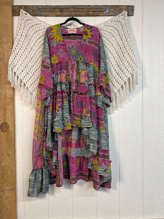 Rasgulla Sari Rhiannon Kimono 0826 132