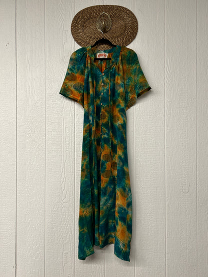 Crepe Sari Summer Woodstock Duster 0626 183