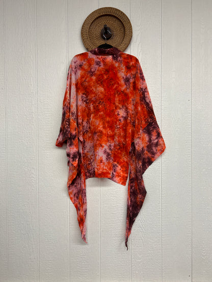 Crepe Sari Summer Nirvana Button Down 0626 134