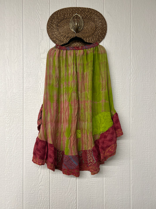 Crepe Wild Rose Skirt 1025 099