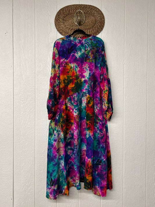 Crepe Sari Evermore Kimono 1026 218