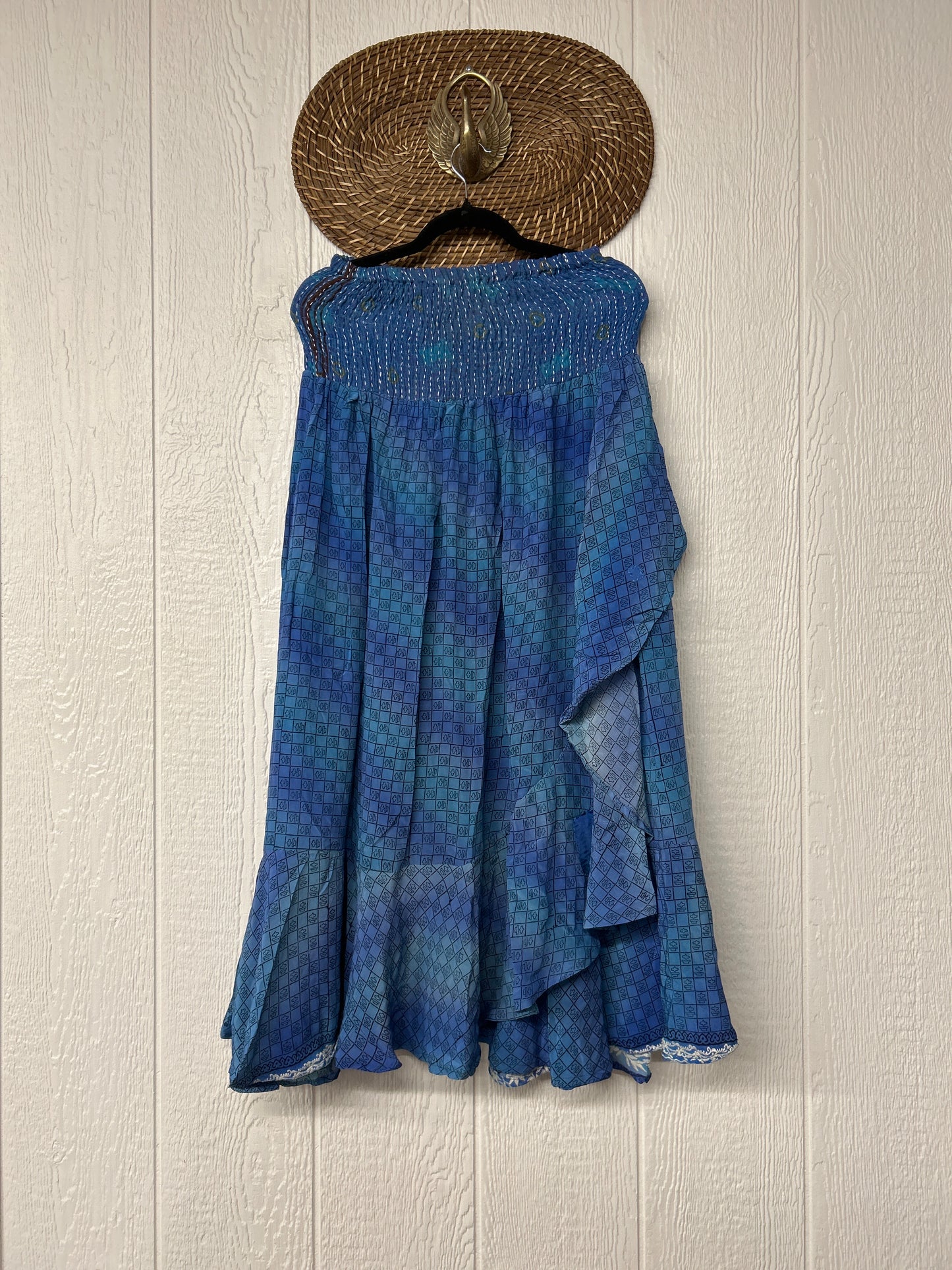 Crepe Sari Inner Peace Wrap Skirt 0626 221