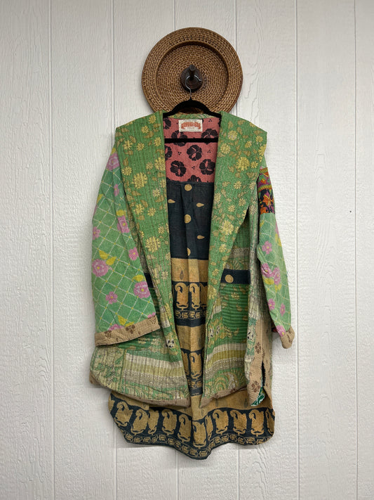 Fine Kantha Drifter Coat 1026 259