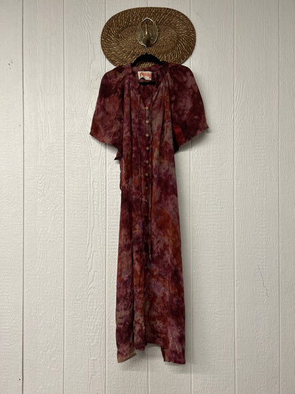 Crepe Sari Summer Woodstock Duster 0626 210